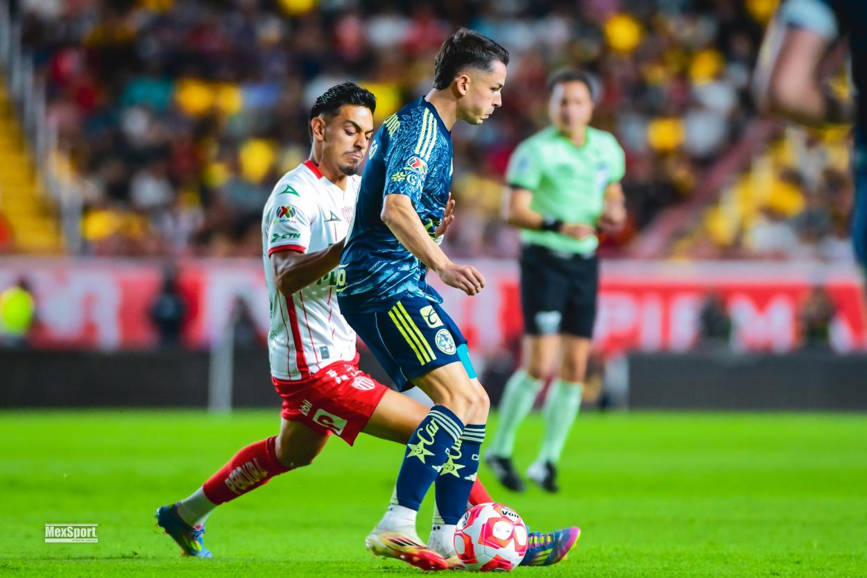 América y Necaxa empatan a un gol en jornada de La LigaMX