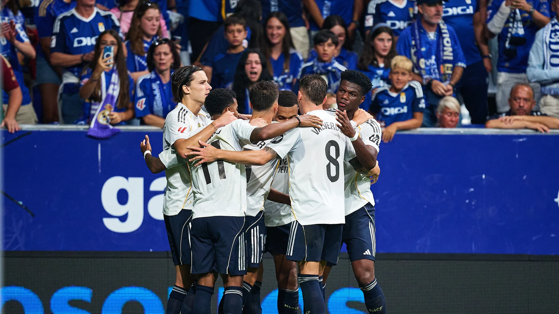 En partido por LaLiga española, Real Madrid golea al modesto Oviedo