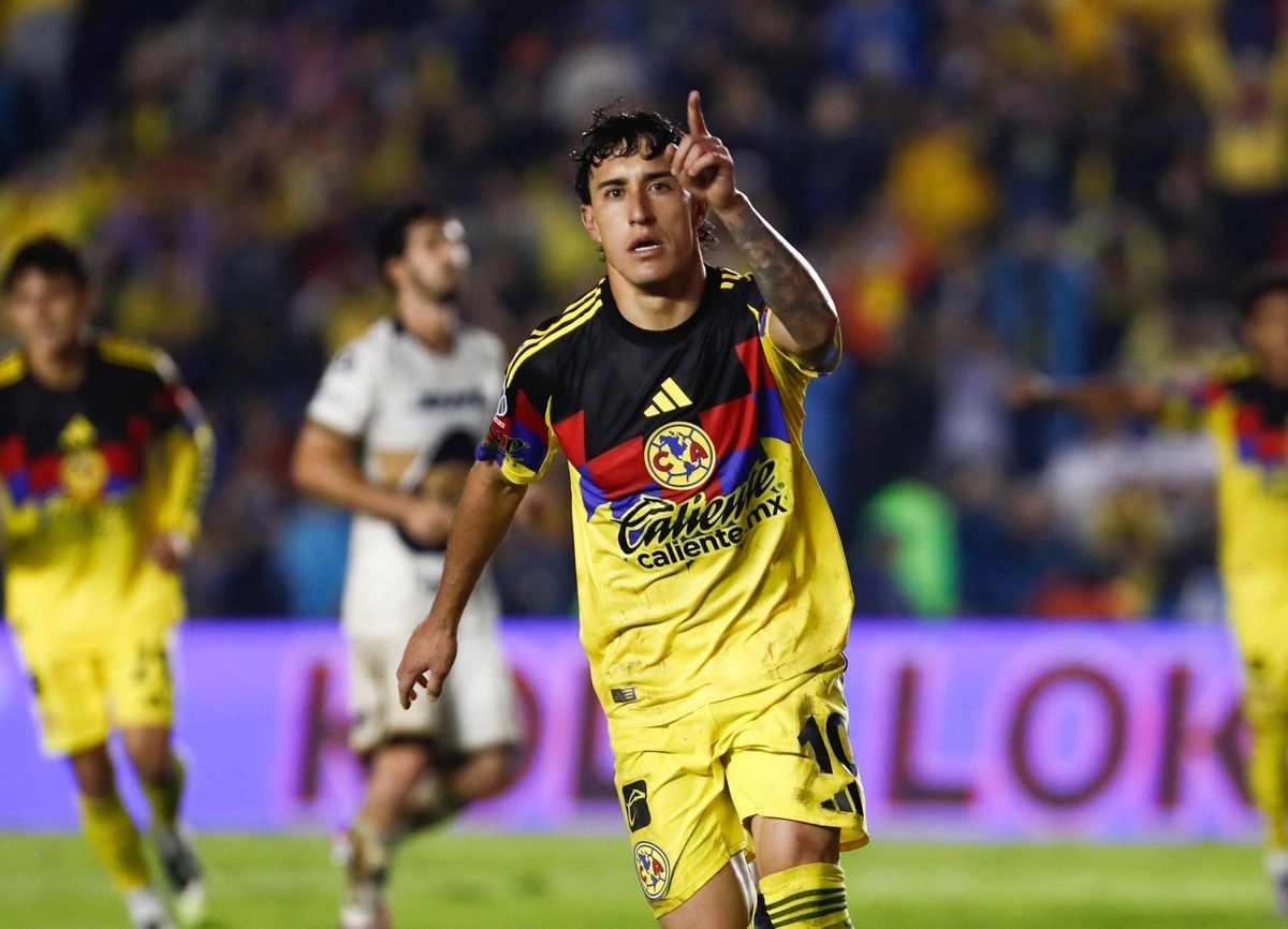 América remonta y golea 4-1 a Pumas en el Clásico Capitalino