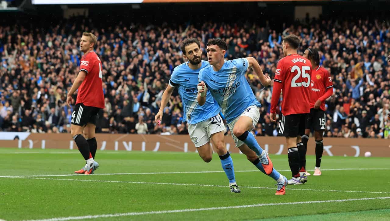 El City golea al Manchester United en el derbi de la ciudad
