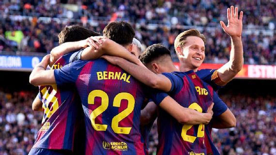 El Barcelona golea al Levante y vuelve al liderato de LaLiga