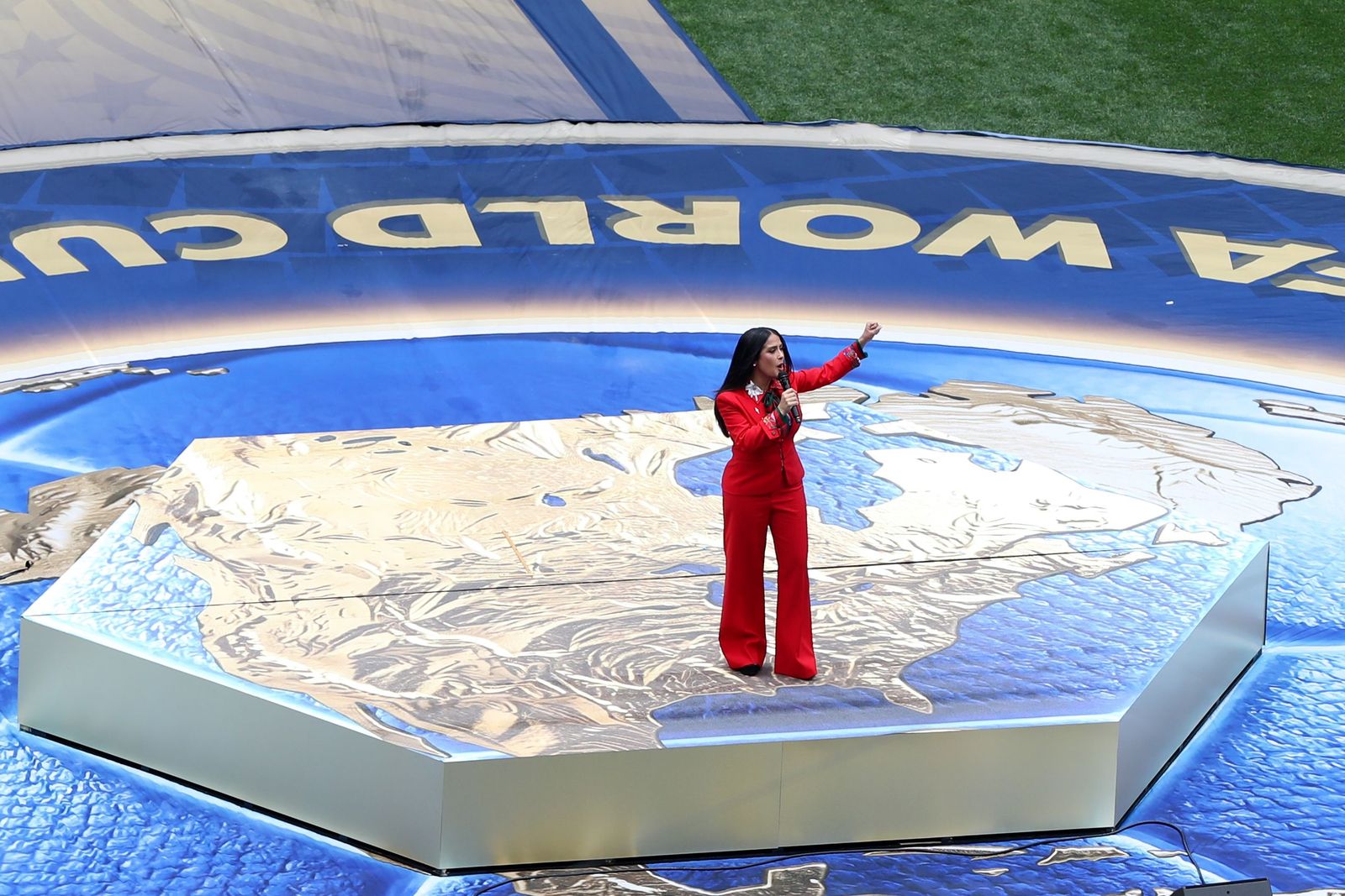 Mundial 2026: Salma Hayek fue la encargada de dar la bienvenida de México al mundo